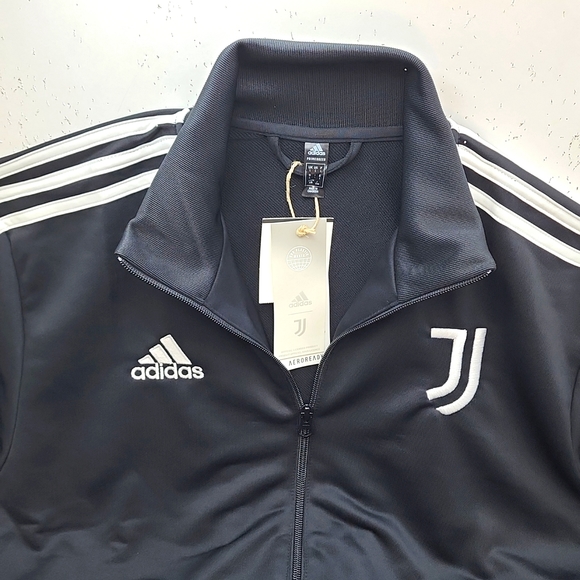 ADIDAS ZIPPER SWEAT SHIRT BLACK - Picture 2 of 10